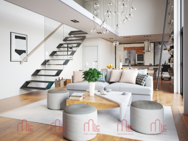 Đơn Vị Thi Công Nội Thất Phòng Khách Thanh Khê Uy Tín