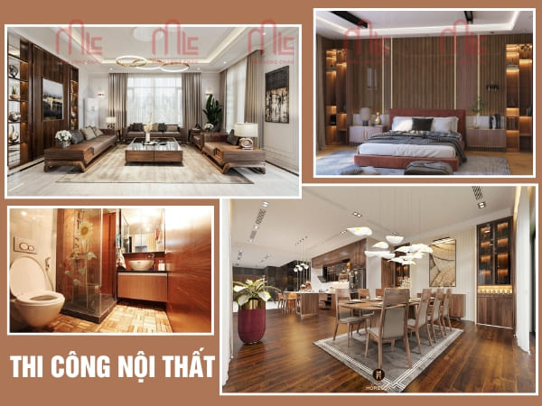 Chuyên thi công thiết kế nội thất biệt thự Cẩm Lệ Đà Nẵng uy tín